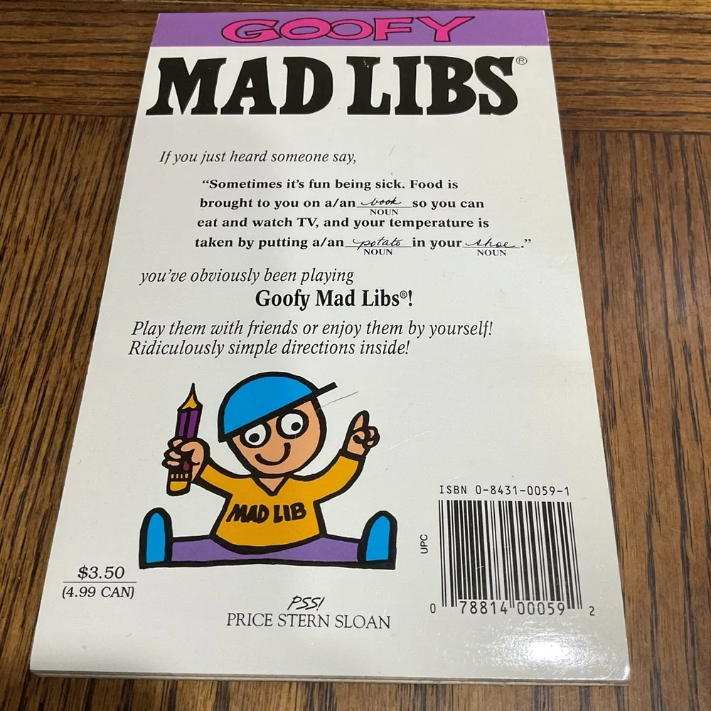 N/A mad libs